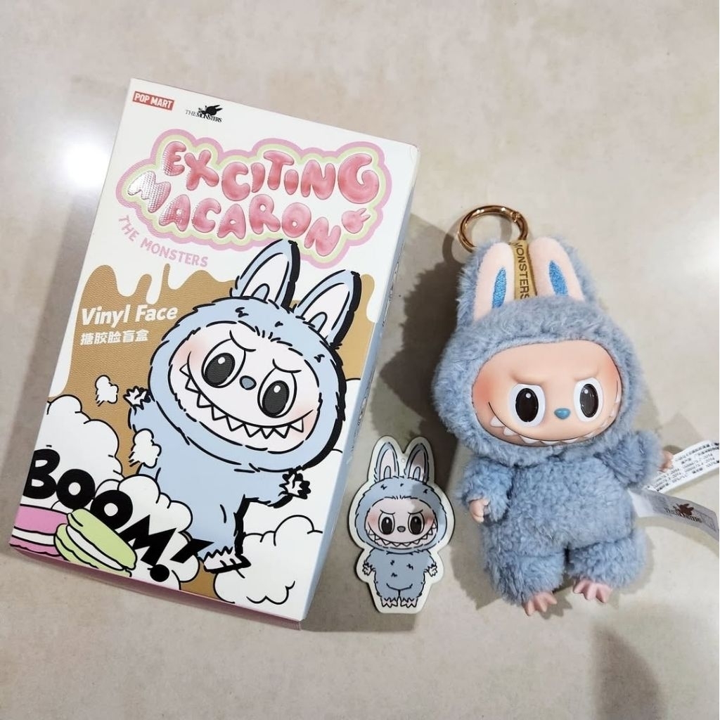 Labubu (The Monsters): Exciting Macaron Vinyl Face Blind Box - Sea Salt Coconut