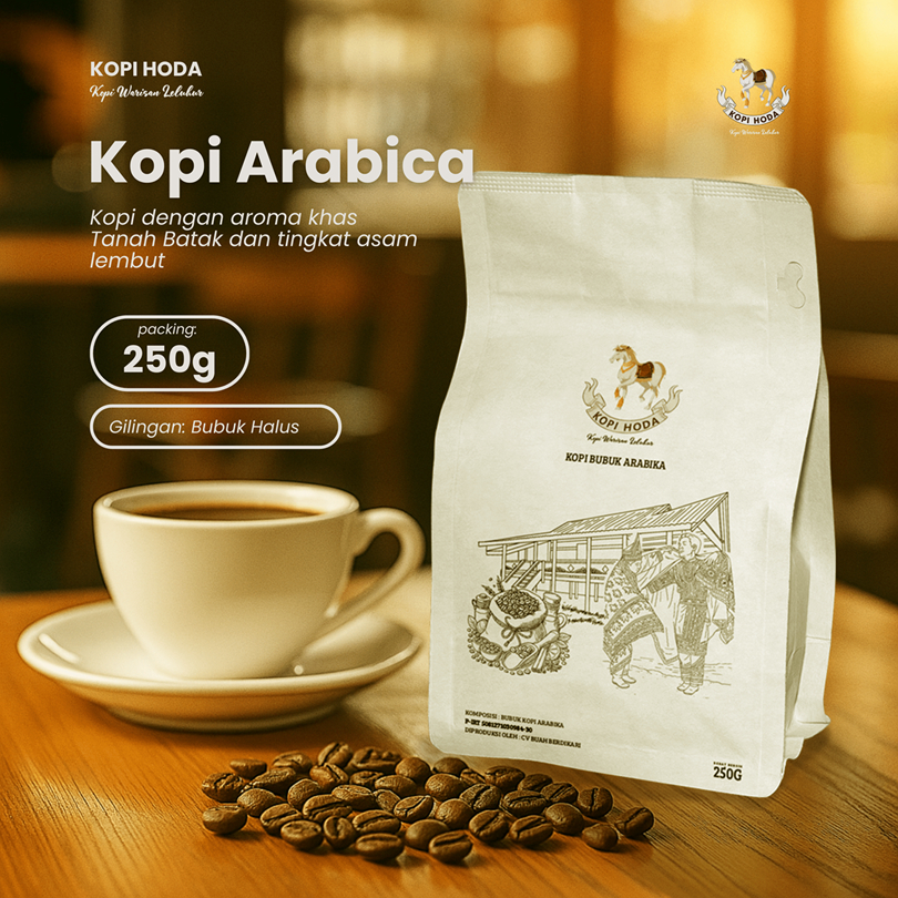 

Kopi HODA Full Arabica 250g - Kopi Bubuk Halus