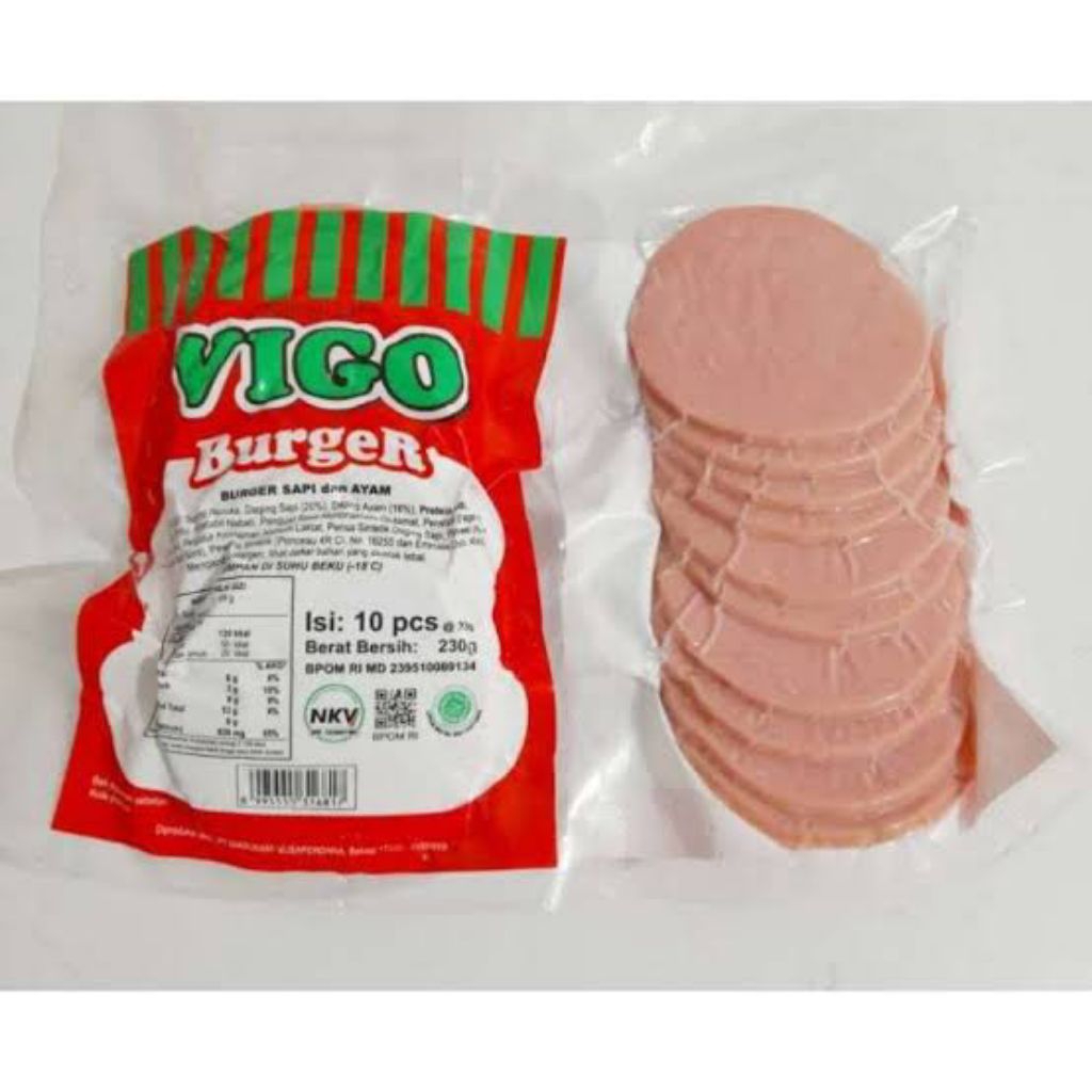 

Vigo Burger 250 gr (Frozen Food)