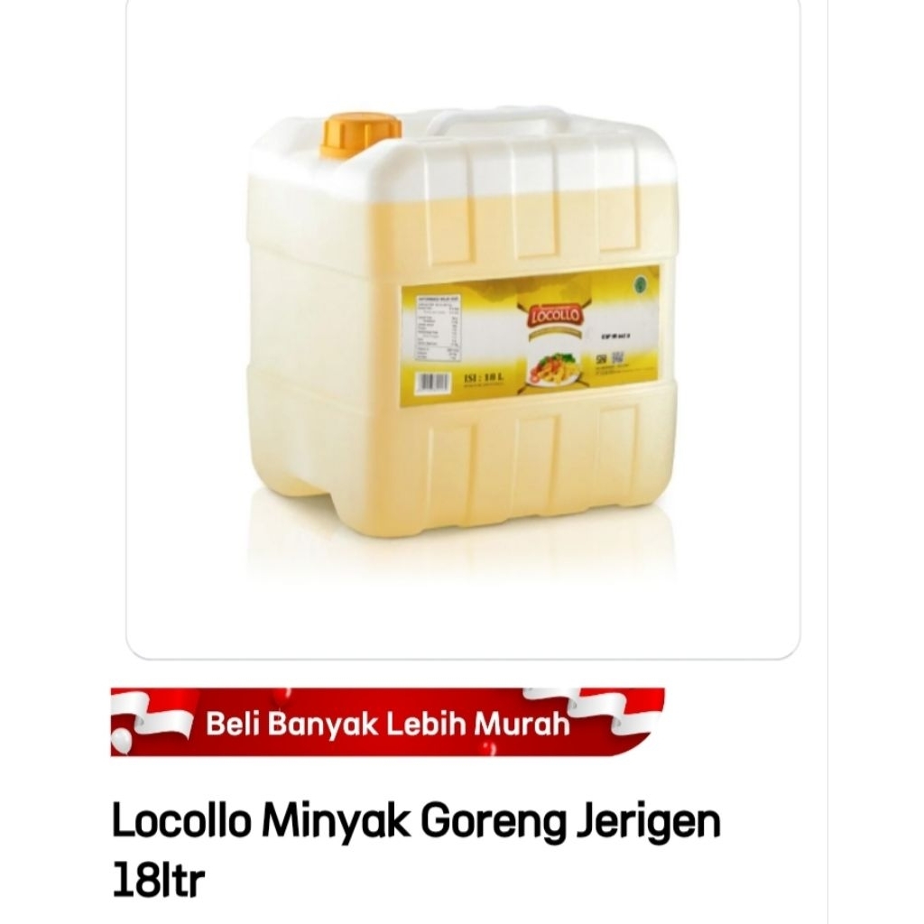 

locollo minyak goreng jerigen 18 liter