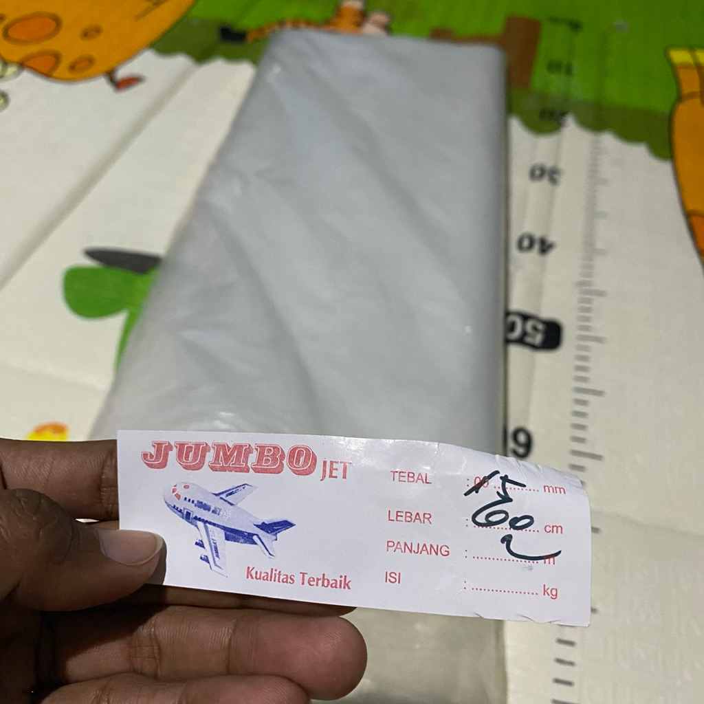 PLASTIK PRESS ES POTONG.REFILL/METERAN Lebar 60cm TEBAL.