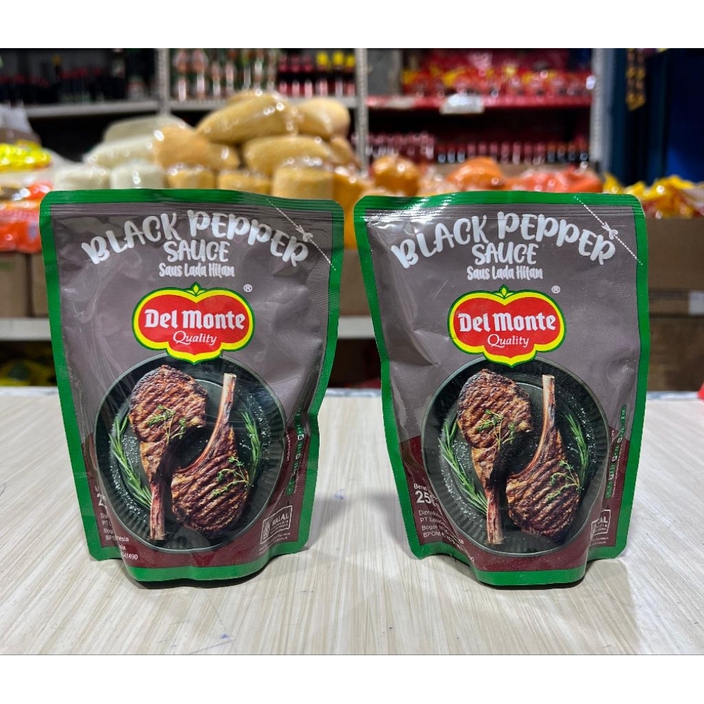 

Delmonte Black Pepper Sauce / Saus Lada Hitam 250 gram