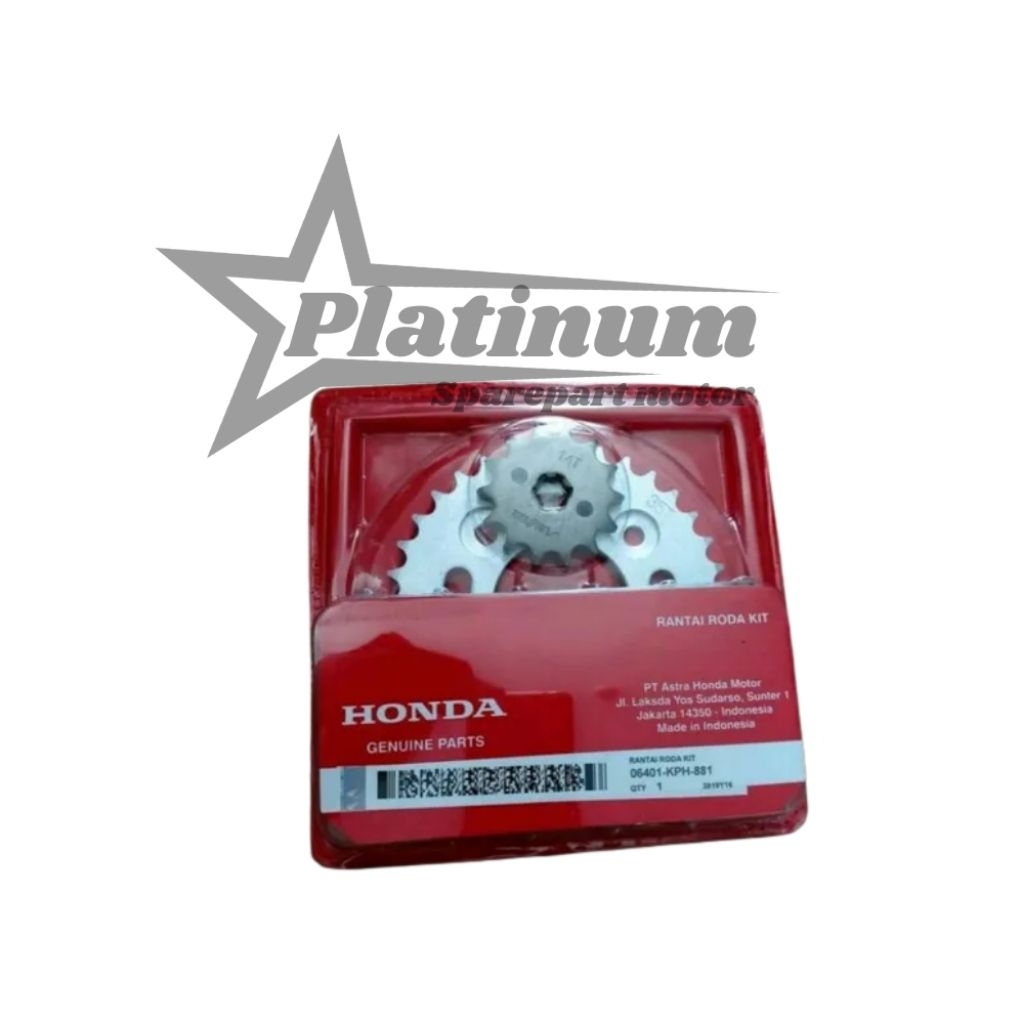 Gear Set Rantai Paket Gir Honda Kharisma KPH