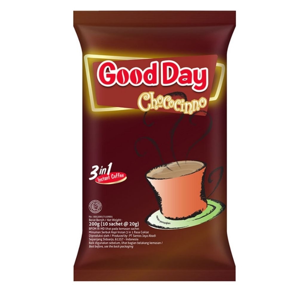 

GOOD DAY CHOCOCINNO 10 x 20gr