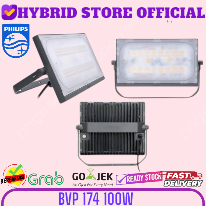PHILIPS BVP174 100W 5700K LED FOODLIGHT - LAMPU SOROT PHILIPS BVP 174 100 W 100 WATT ORIGINAL