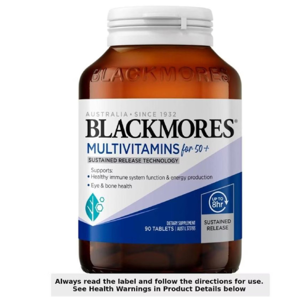 Blackmores Multivitamin 50+ Sustained Release 60 Tabs
