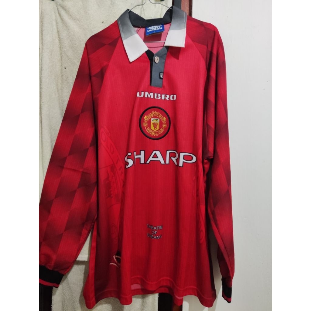 Manchester United 1996/98 Home Shirt Long Sleeve