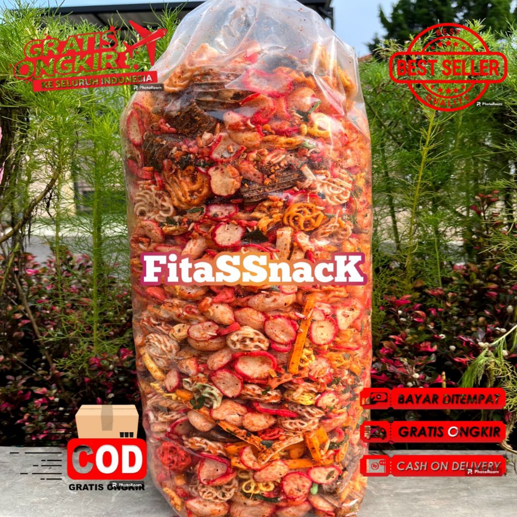 

Mix Kerupuk Seblak Pedas Premium/Kerupuk Seblak Bundling/Campuran Kerupuk Seblak Bantat/ Krupuk Cemilan