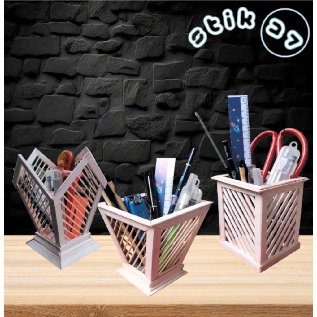 

Prakarya Kerajinan Tangan dari stik es krim_TEMPAT PENSIL