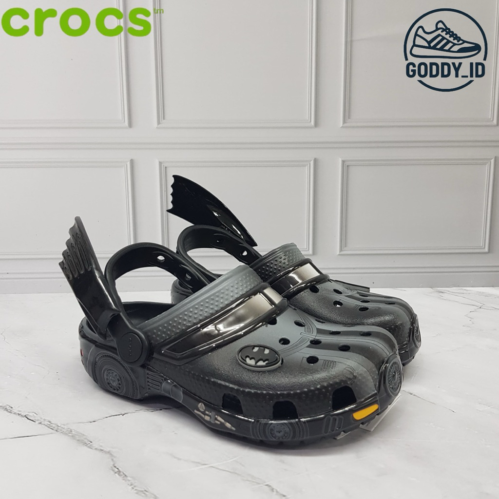 SANDAL CROCS BATMAN -CROCS BATMAN - SANDAL CROCS ANAK/DEWASA