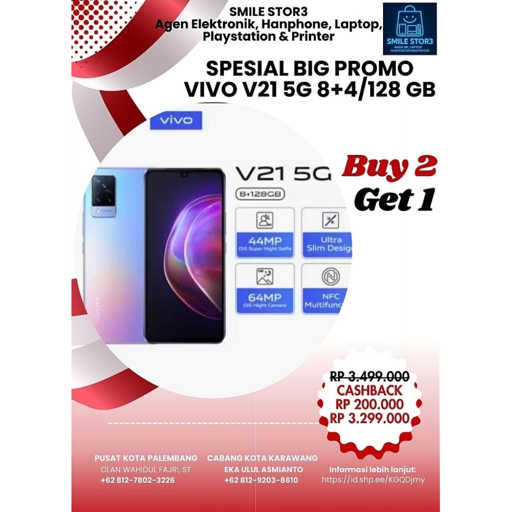 Second Original 100% V21 5G 8+4/128 GB