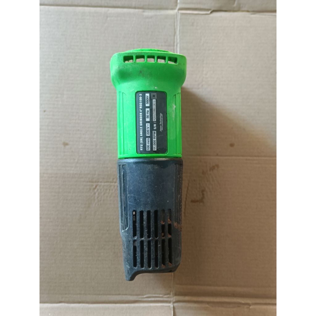 COVER BODY GERINDA TANGAN RYU RSG 100-3 ORIGINAL BEKAS PAKAI