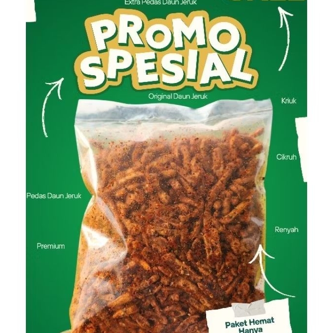 

BASRENG Stik Original Pedas Daun Jeruk Murah Viral 30rb Snack Sultan Gurih Krispi Enak Bisa COD Gas