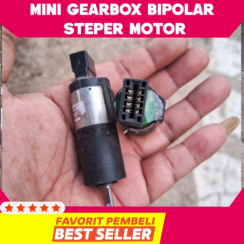 mini gearbox bipolar steper motor seken bagus