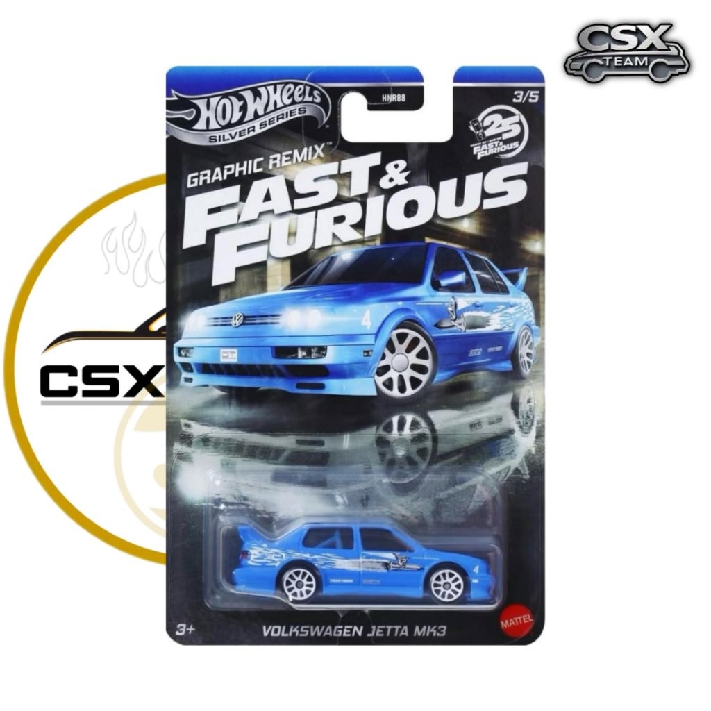 Hot Wheels Volkswagen JETTA MK3 Fast and Furious Hot Wheels Fast and Furious VOLKSWAGEN JETTA MK3 Ho