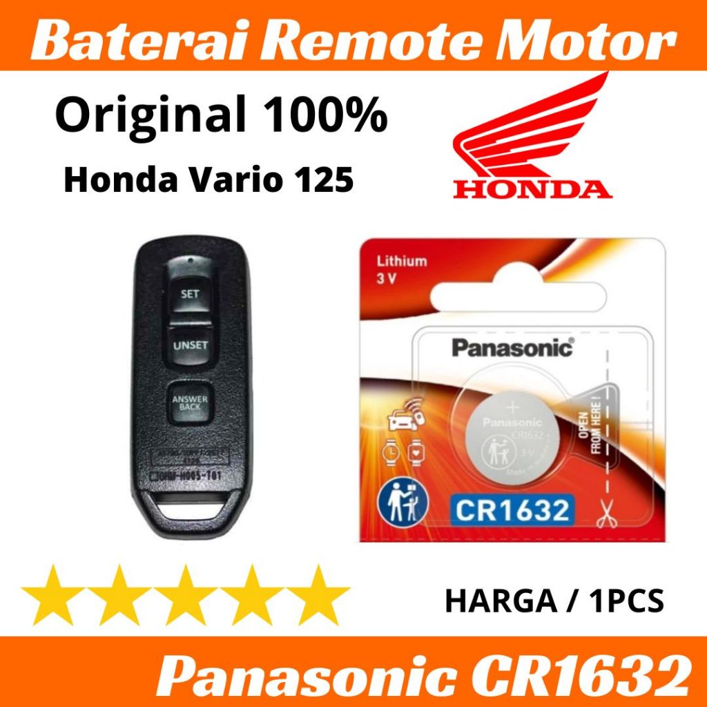 Baterai Remot Honda Vario 125