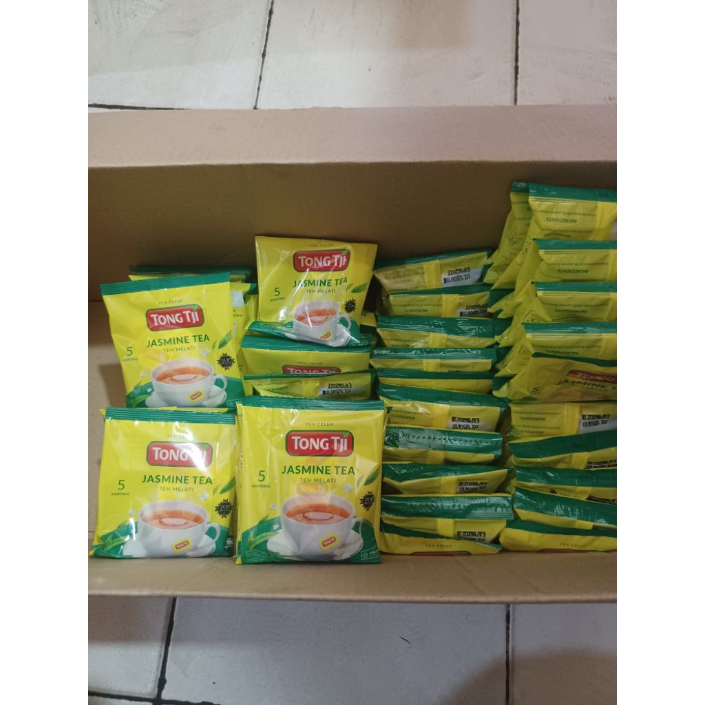 

TONG TJI JASMINE TEA TEH RENCENG @10 SACHET@5 KANTONG TEH