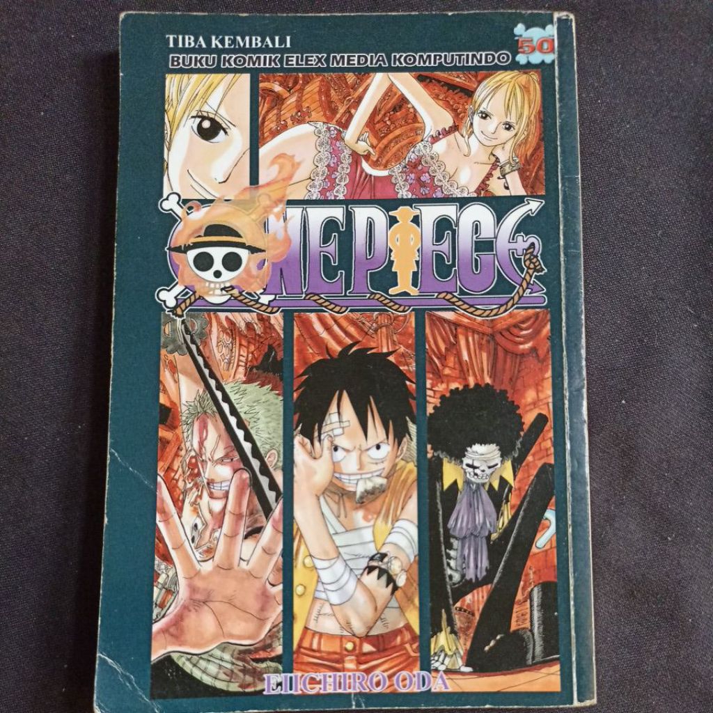 Komik One piece 50 (tidak segel/second hand)