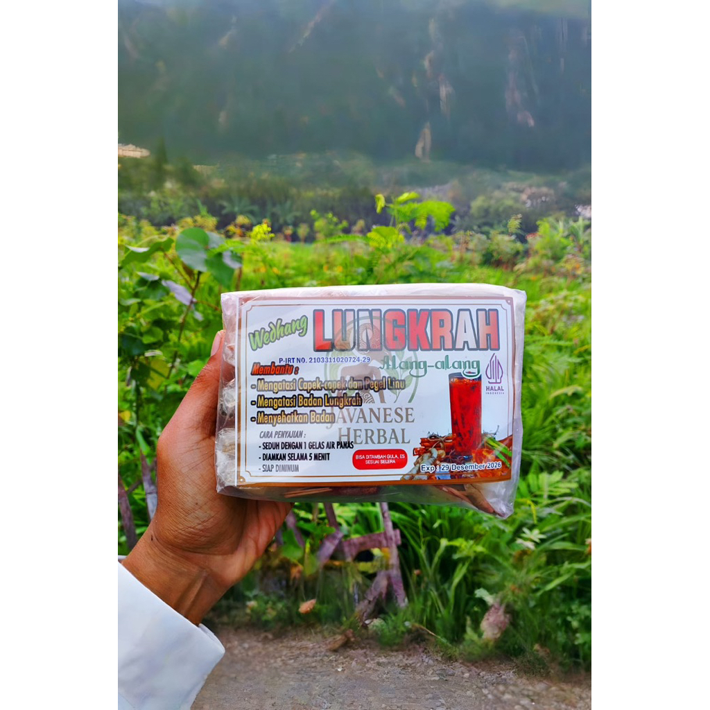 

wedang lungkrah alang alang