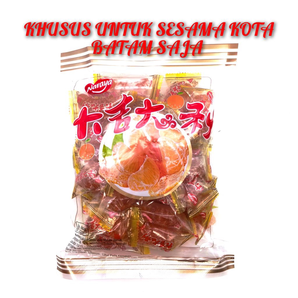 

Naraya Jelly Rasa Jeruk 500 gram