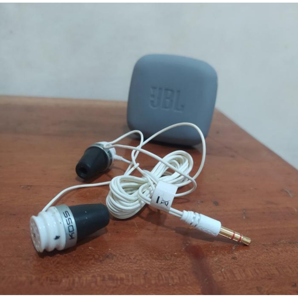 Headset KOSS Sparkplug In-Ear Earphone White