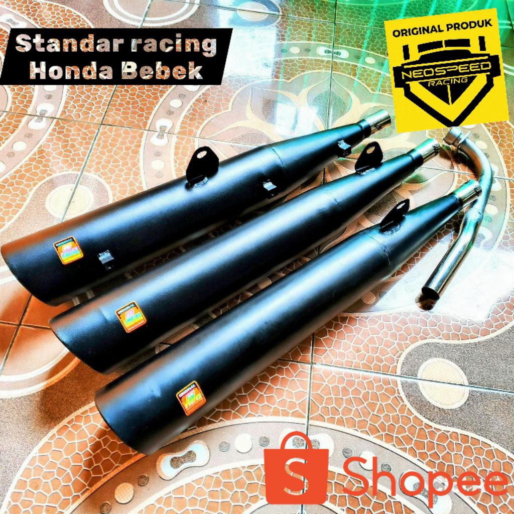 Knalpot Racing Neo Speed Honda Bebek - Supra X 125, Supra Fit, Astrea Grand - Suara Ngebas Adem Mant