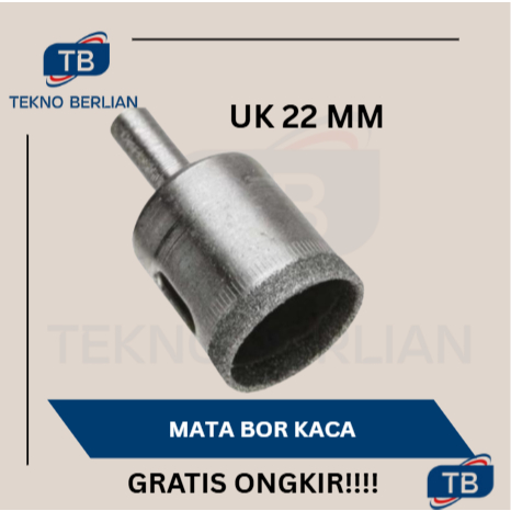 Diamond Hole Cutter 22 mm / Mata Bor Pelubang Kaca Keramik