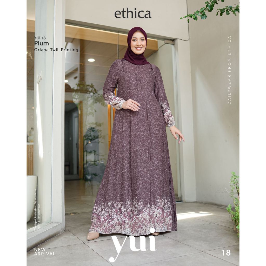 Gamis Ethica Yui 18 Voal