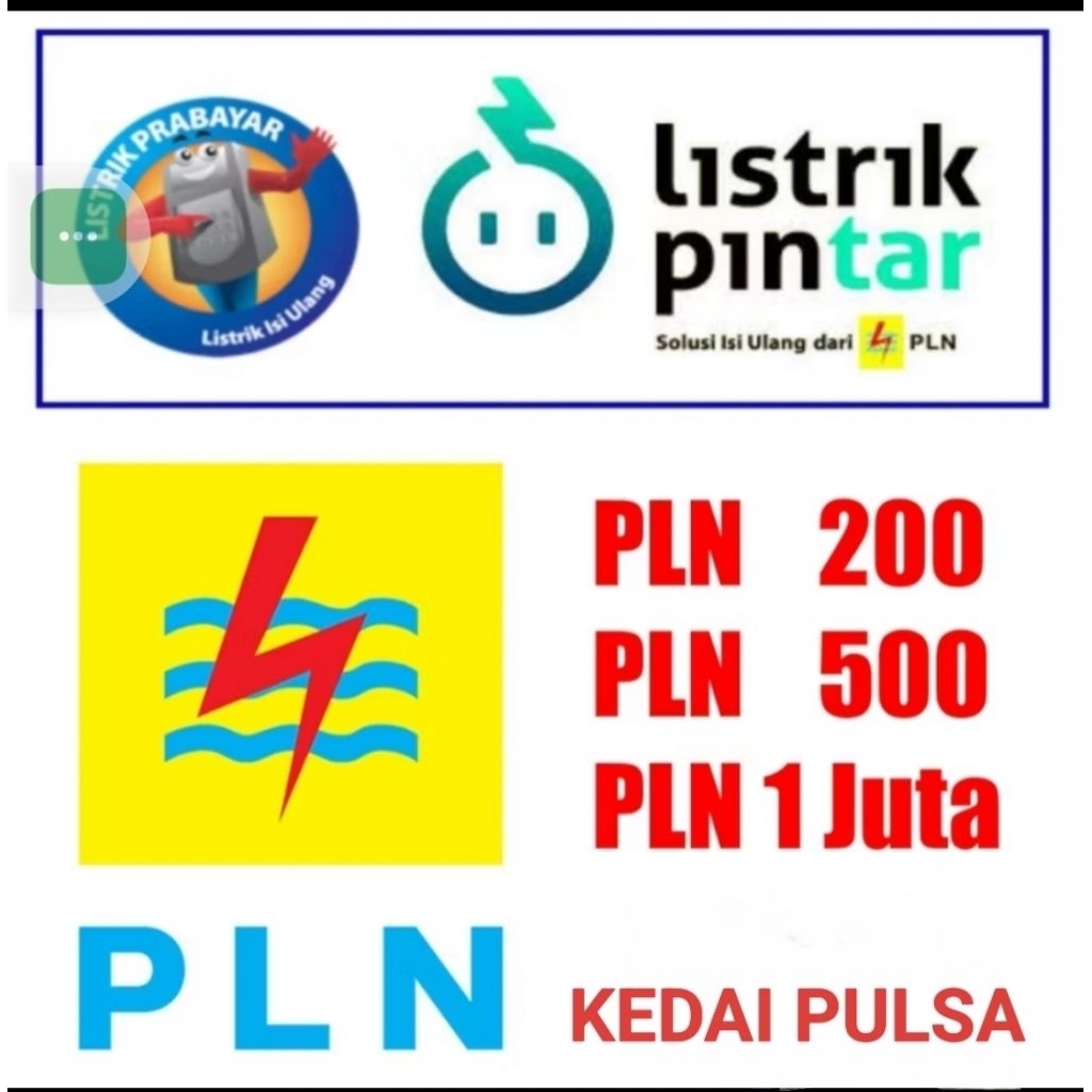 PULSA TOKEN LISTRIK 200.500