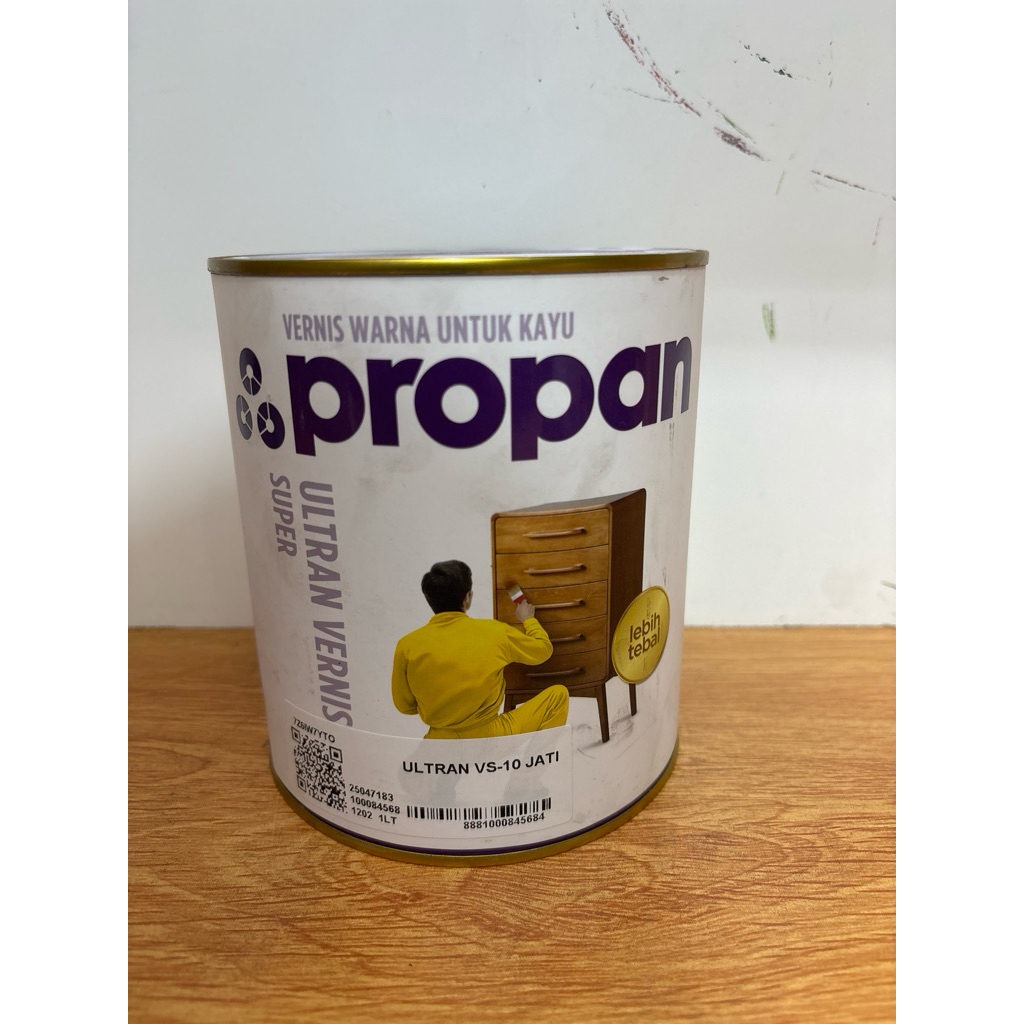 propan ultran vernis super-vs-10 jati-1kaleng-politur-plistur-cat kayu-transparan-cat pintu-cat kuse