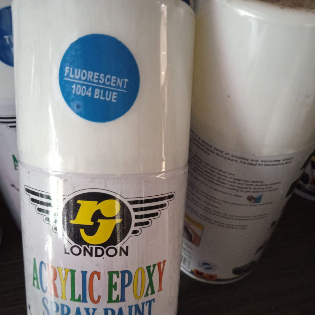 

Rjlondon 1004 Fluorescent Blue Pilox Acrylic Epoxy Spray Paint