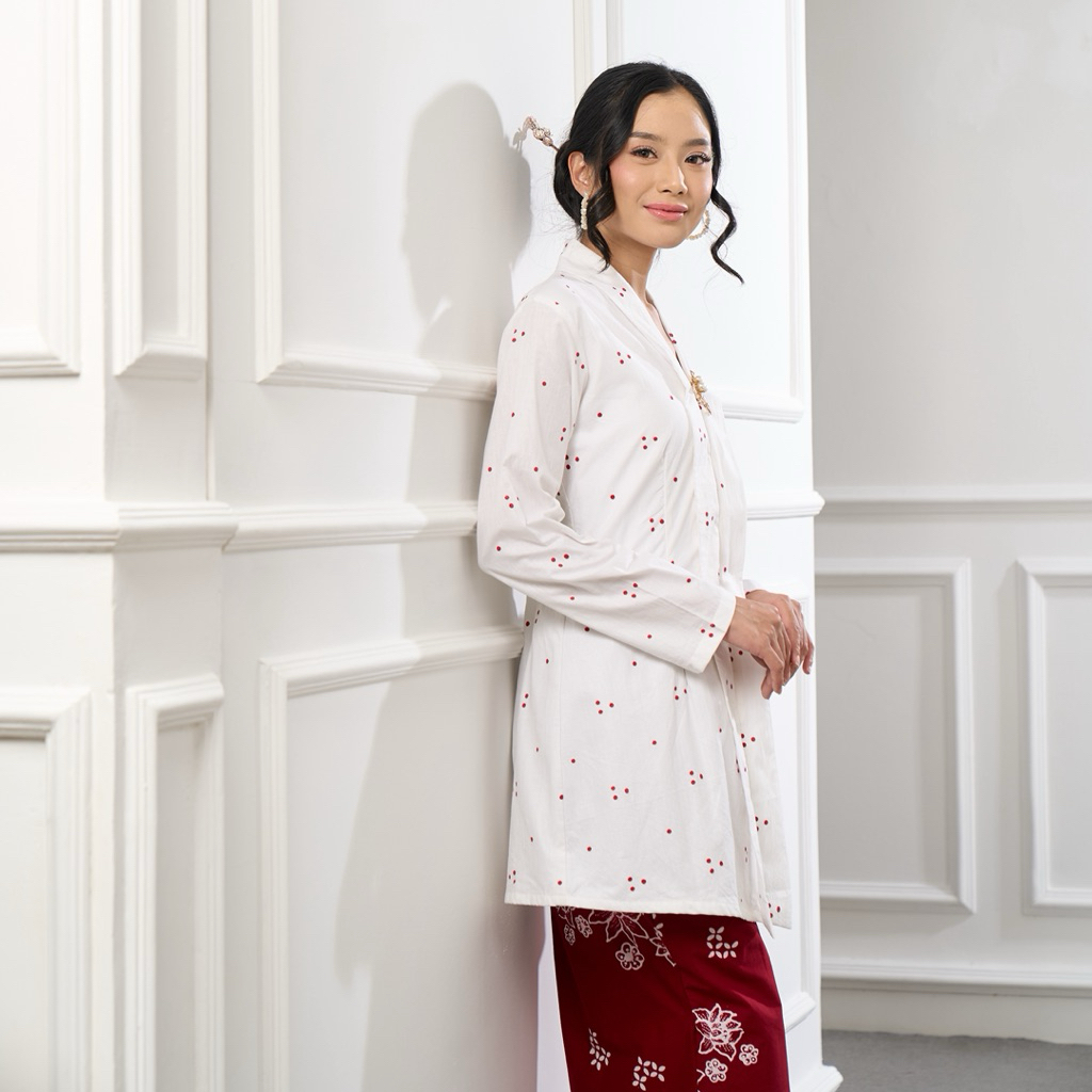 Kebaya Kartini Jumputan / Kebaya Tunik Jumputan Solo