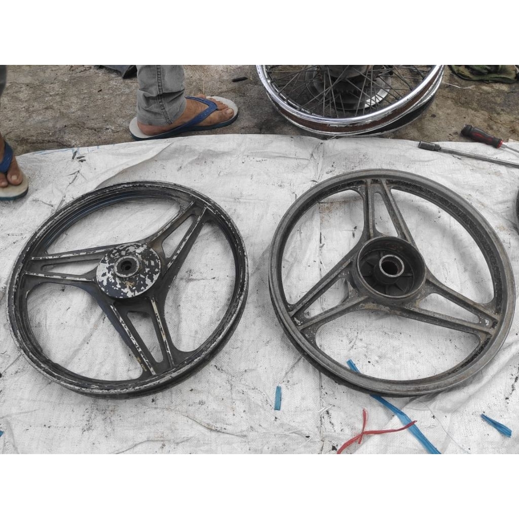 velg depan belakang jialing astrea prima grand original copotan