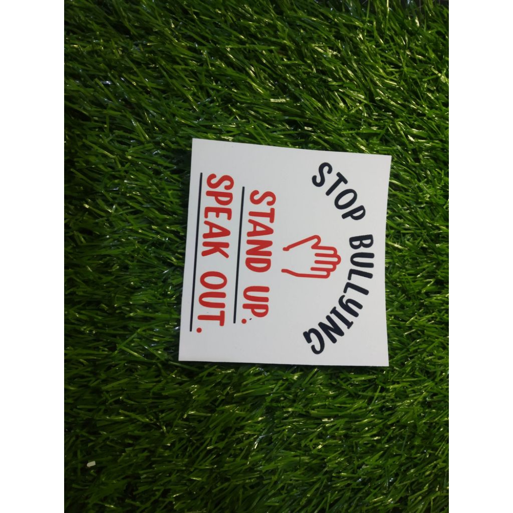 

stiker vinyl stop bullying