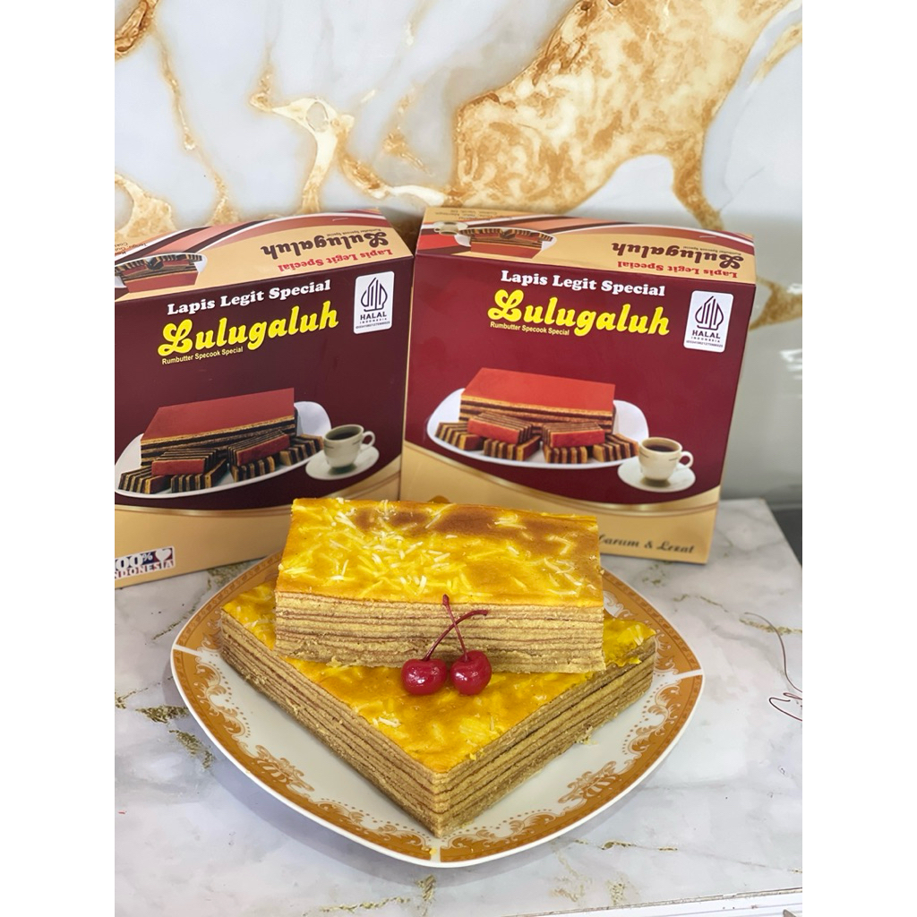 

[BEST SELLER] Lapis Legit Premium Rasa Cokelat,Pandan Dan Keju