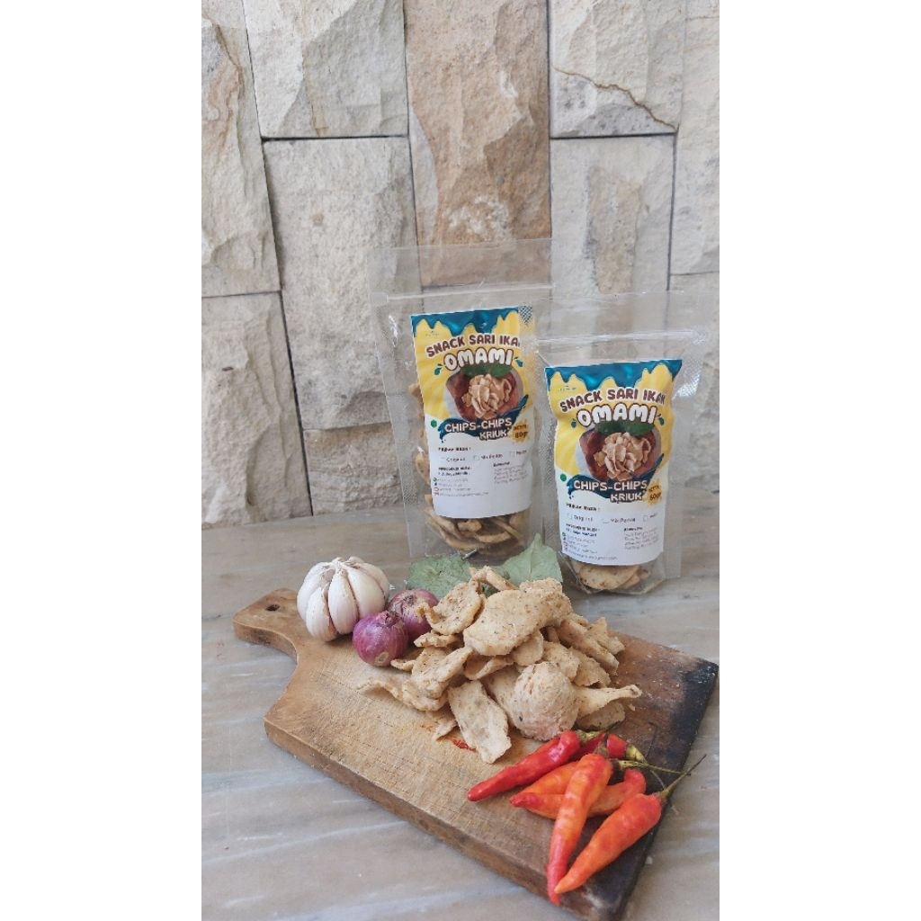 

*OMAMI* Snack Sari Ikan *Chips-Chips Kriuk*