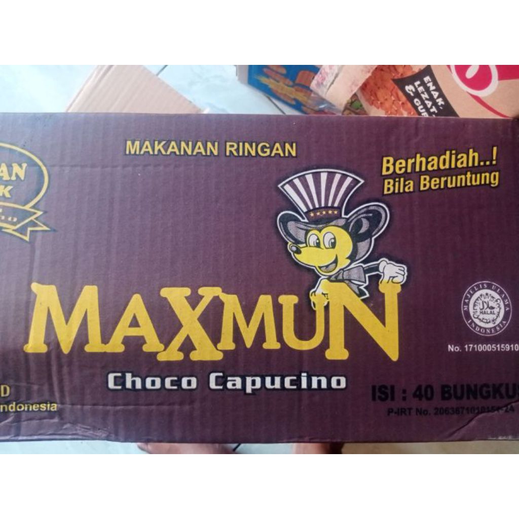 

CIKI MAXMUN BERHADIAH 1 DUS ISI 40 PCS