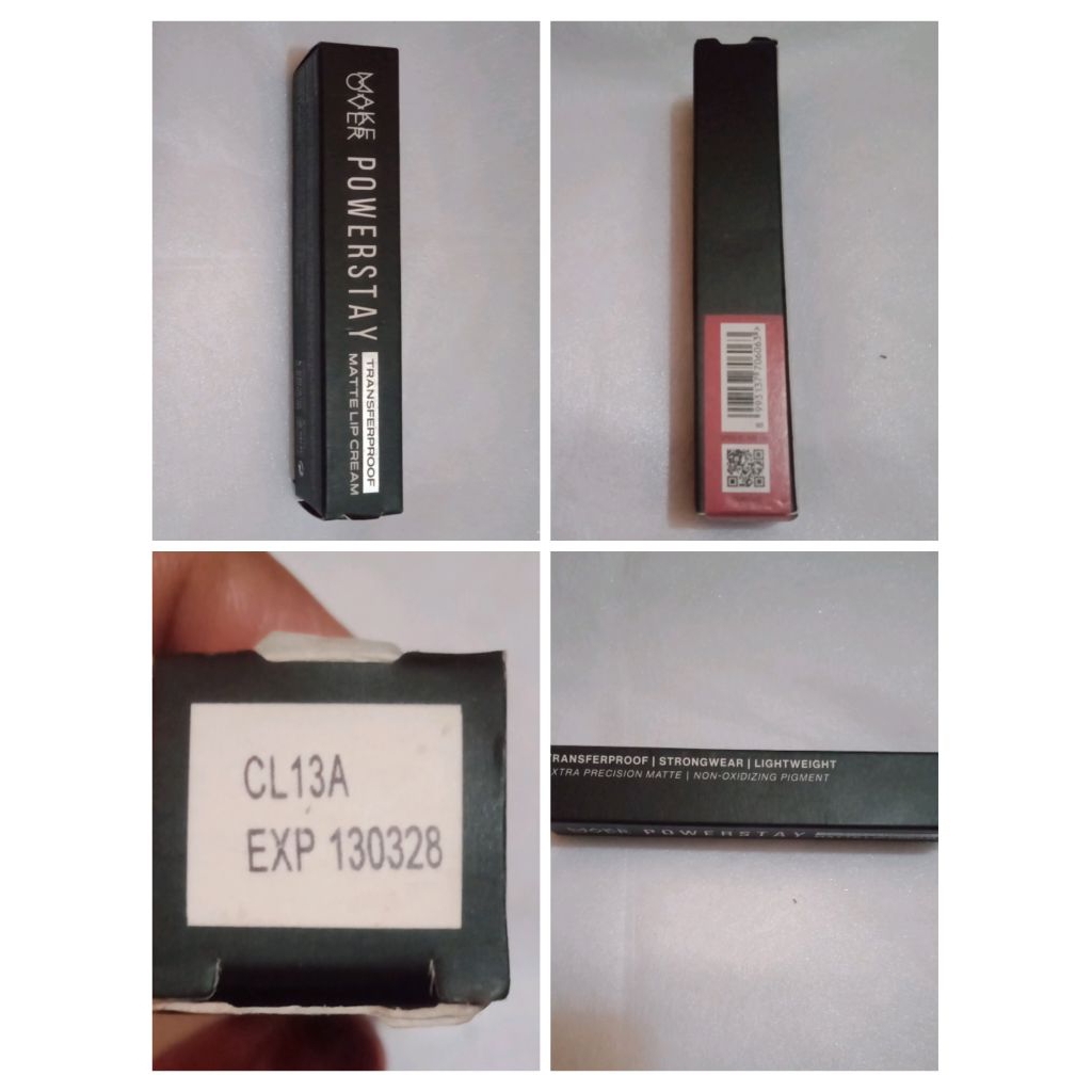 LIPSTIK MAKE OVER POWERSTAY  NEW (ORIGINAL )