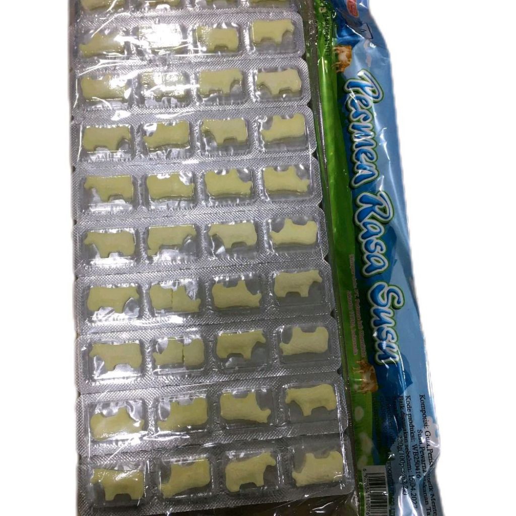 Permen susu sapi DSM/permen susu bentuk sapi jadul isi 400 pcs