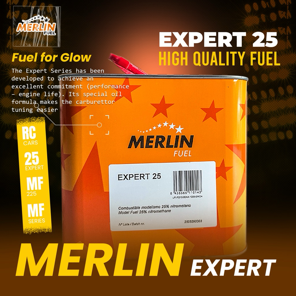 Merlin Fuel expert 25% nitro 10% oil bahan bakar Rc car engine
