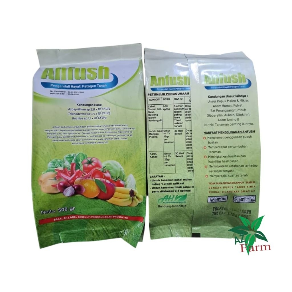 ANFUS 500gram pupuk hayati organic tricoderma