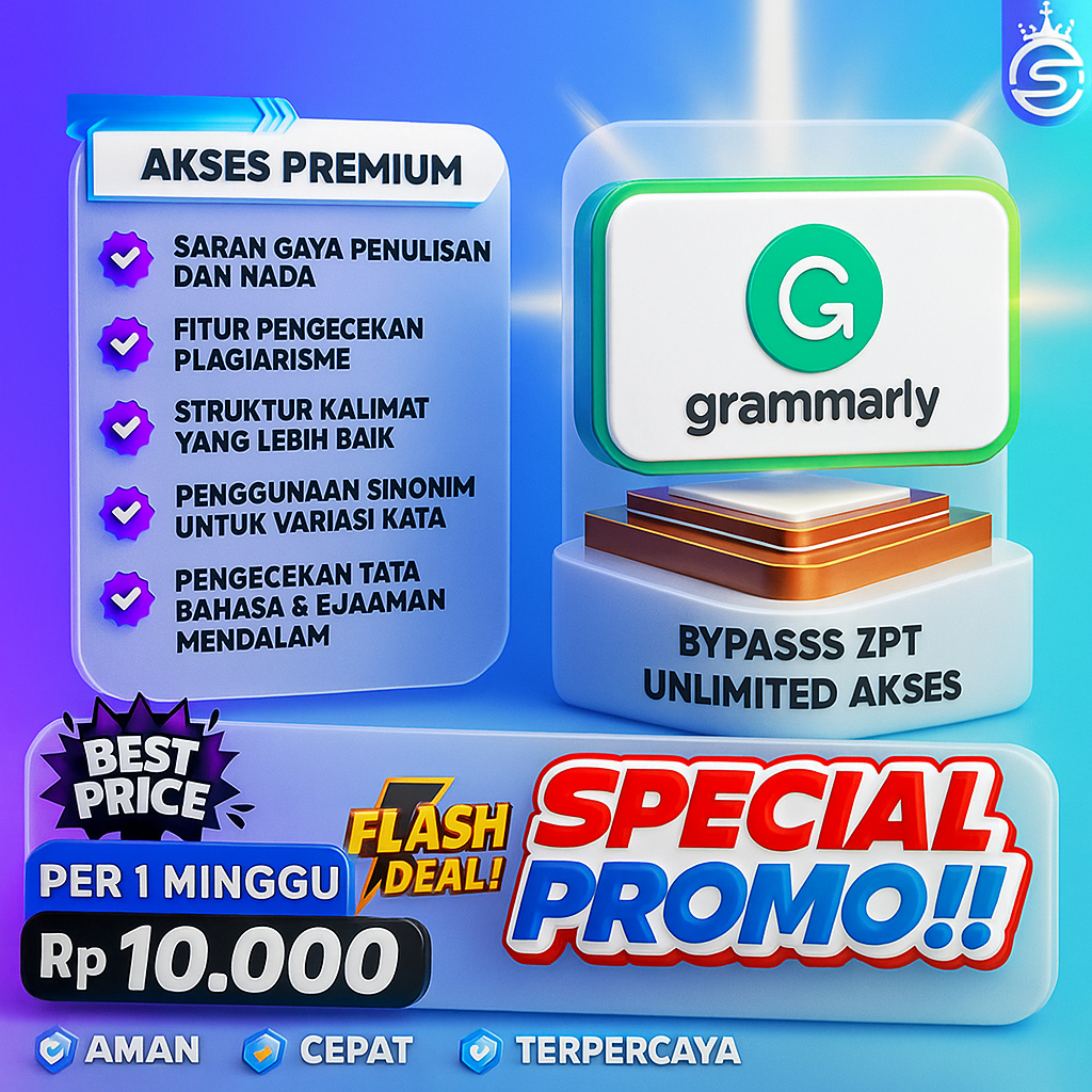 Grammarly Premium || Full Garansi