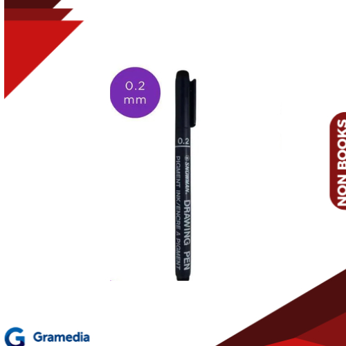 

Gramedia Medan - SNOWMAN DRAW.PEN FT700-02 BLK