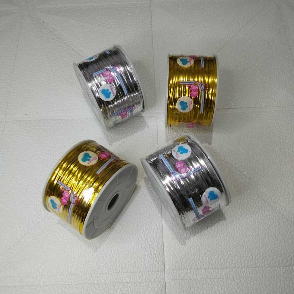 

Pita Kawat Butterfly / Kawat Metalik Souvenir / Twist Tie Roll 100 Yard / Roll Pengikat Serba Guna Metalic Tali Potong