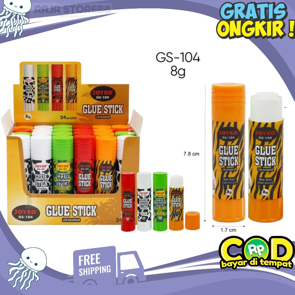 

Glue Stick / Lem Batang Joyko GS-104 / 8gr