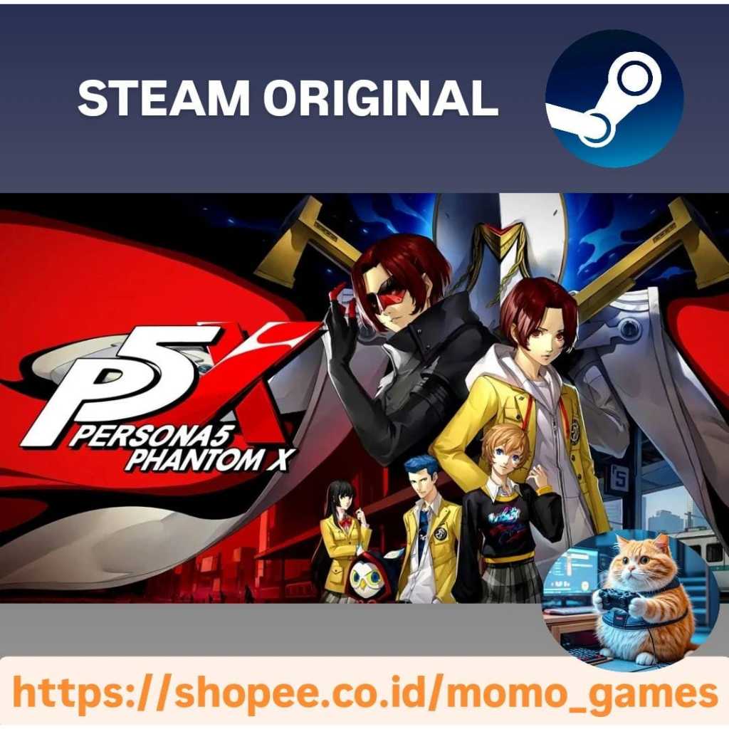 Persona 5 The Phantom X + Persona 3 Reload ( + DLC ) Game PC Steam Original Offline