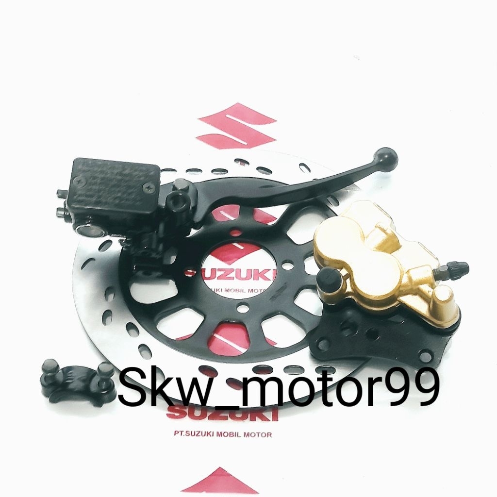 Piringan+Kaliper+Master Rem Depan Suzuki Satria 2Tak,Tornado