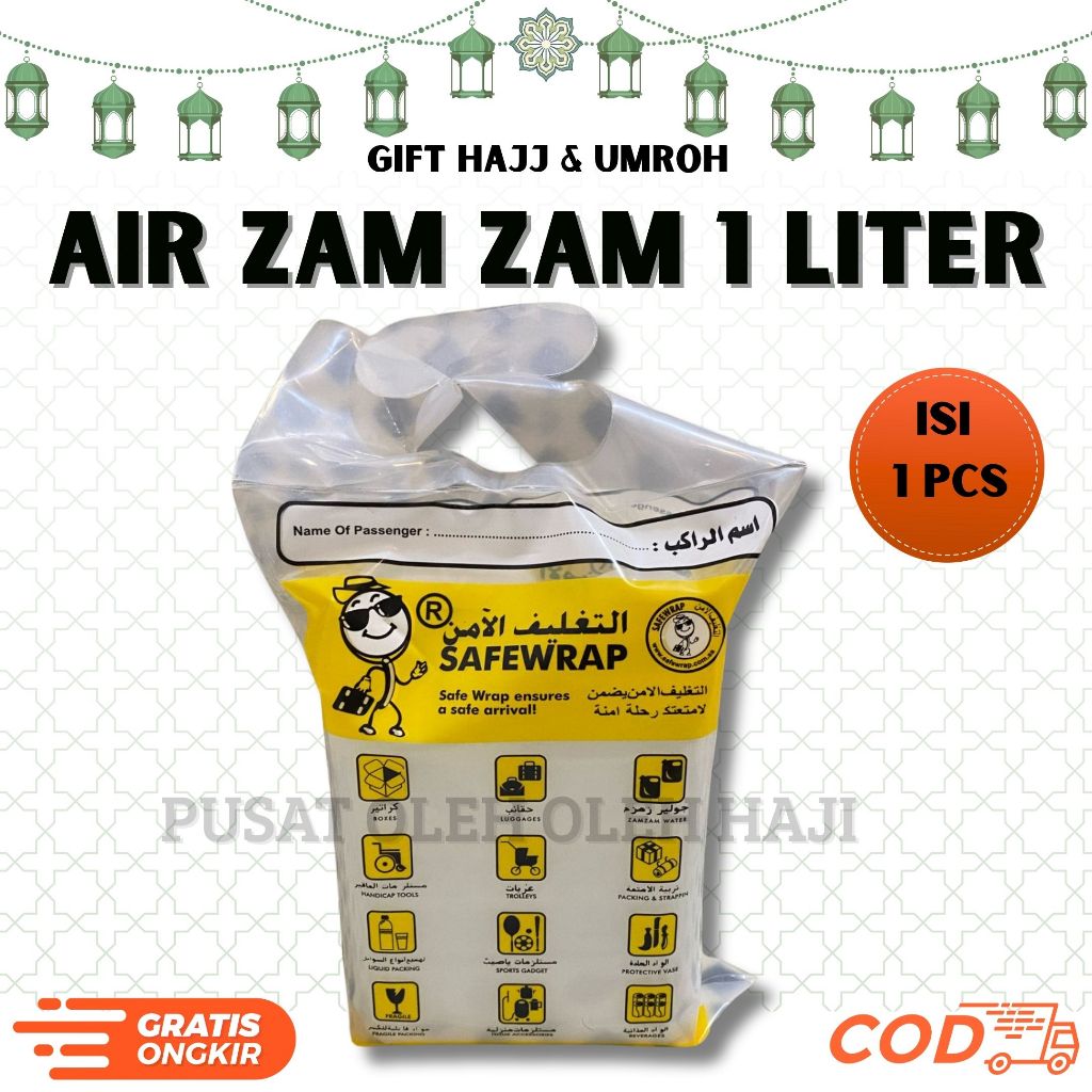 

AIR ZAM ZAM 1LITER I AIR ZAM ZAM ASLI MEKKAH I AIR SUCI ZAM ZAM ARAB SAUDI I ZAMZAM MEKKAH I ZAMZAM NONBARCODE ASLI ORIGINAL BEST QUALITY OLEH OLEH HAJI DAN UMROH