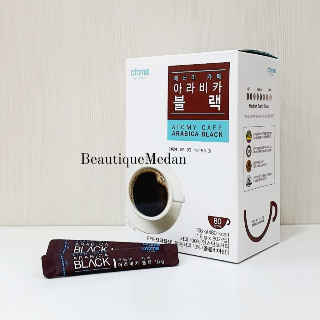 

Atomy Cafe Arabica Black [20 Sachets or Box] READY