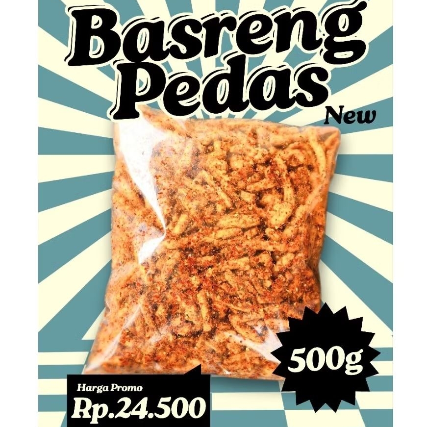 

BASRENG Original Pedas Daun Jeruk Murah Viral 30rb Snack Sultan Kekinian Renyah Gurih GRATIS ONGKIR